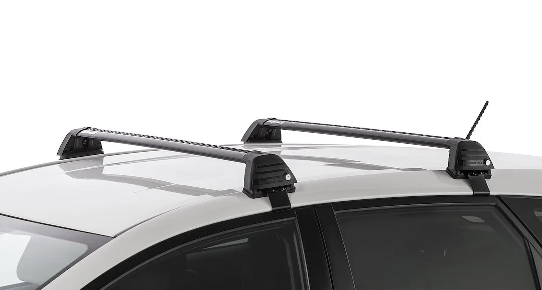 RV0789B – RHINO RACK Roof Rack, Direct Fit Black With Two 41 Inch Cross Bar
